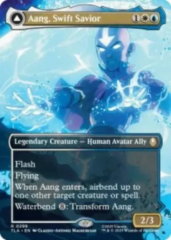 Aang, Swift Savior (#298) (foil) (borderless) - Avatar: The Last Airbender Varianten