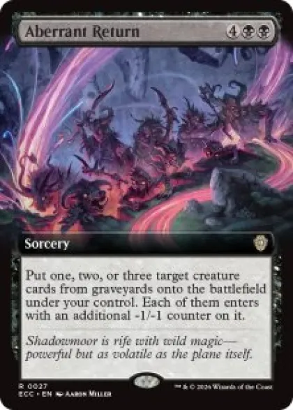 Aberrant Return (extended art) - Lorwyn Eclipsed Commander Varianten
