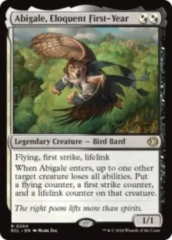 Abigale, Eloquent First-Year (foil) - Lorwyn Eclipsed