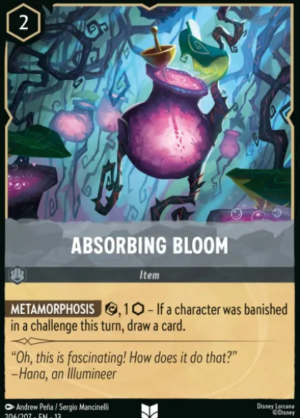 Absorbing Bloom (foil) - Attack of the Vine