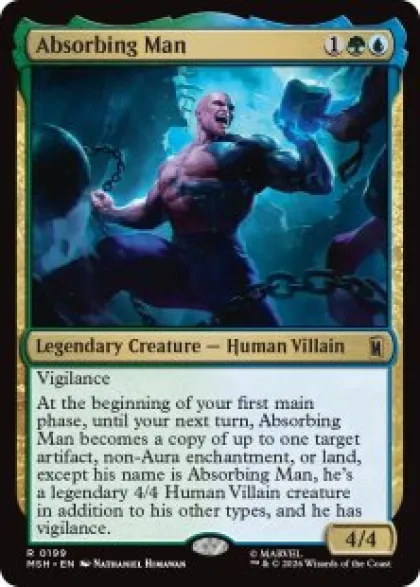Absorbing Man (foil) - Marvel Super Heroes