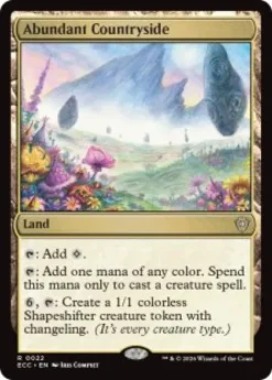 Abundant Countryside - Lorwyn Eclipsed Commander