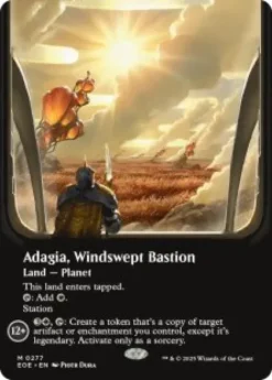 Adagia, Windswept Bastion (#277) (borderless) - Edge of Eternities Varianten