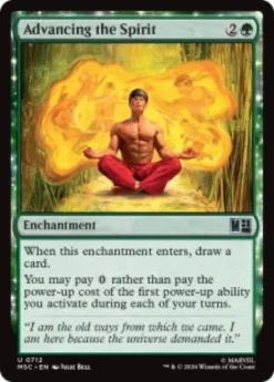Advancing the Spirit (foil) - Marvel Super Heroes Commander
