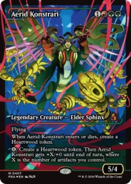 Aerid Konstrari (#407) (foil) (showcase) - Reality Fracture Varianten