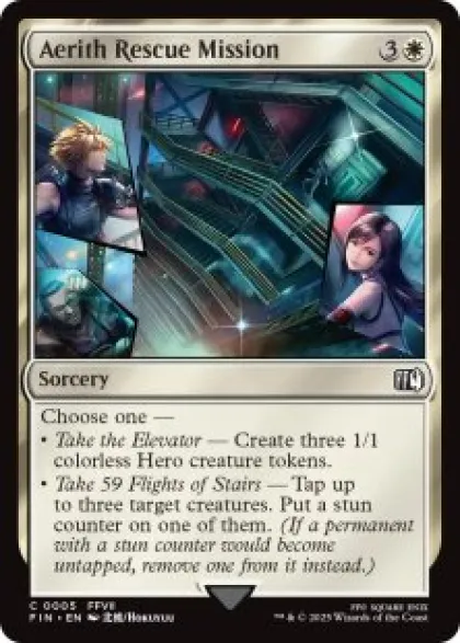 Aerith Rescue Mission (foil) - Final Fantasy