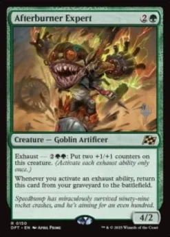 Afterburner Expert (foil) - Aetherdrift Planeswalker Stamped