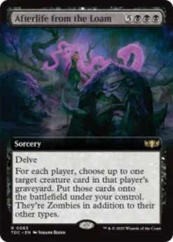 Afterlife from the Loam (extended art) - Tarkir: Dragonstorm Commander Varianten