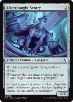 Afterthought Sentry (foil) - Reality Fracture