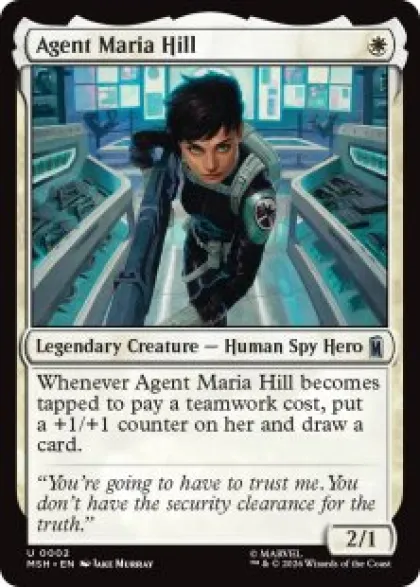 Agent Maria Hill (foil) - Marvel Super Heroes