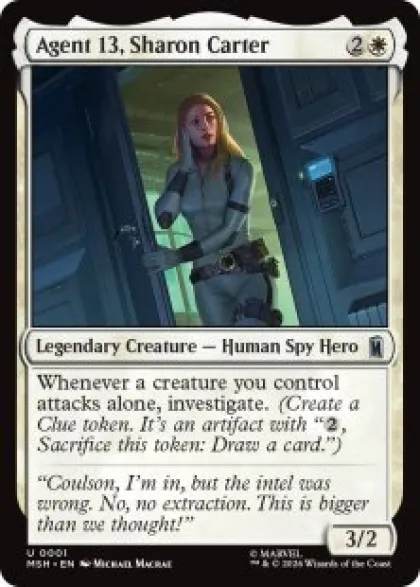 Agent 13, Sharon Carter - Marvel Super Heroes