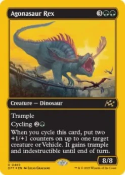 Agonasaur Rex (#465) (first-place foil) - Aetherdrift First-Place Box Toppers