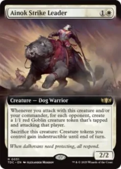 Ainok Strike Leader (extended art) - Tarkir: Dragonstorm Commander Varianten