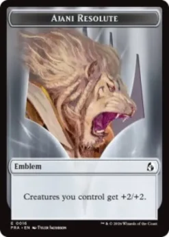 Ajani Resolute emblem - Reality Fracture