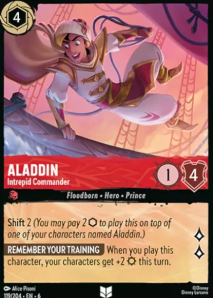 Aladdin, Intrepid Commander (foil) - Azurite Sea