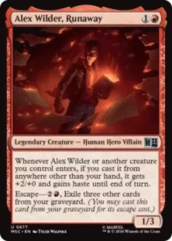 Alex Wilder, Runaway - Marvel Super Heroes Commander