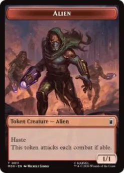 Alien token (1/1) - Marvel Super Heroes