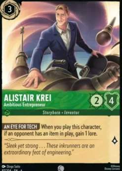 Alistair Krei, Ambitious Entrepreneur (foil) - Azurite Sea