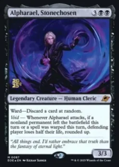 Alpharael, Stonechosen (foil) - Edge of Eternities prerelease Promo's