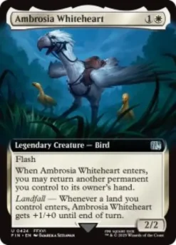 Ambrosia Whiteheart (#424) (foil) (extended art) - Final Fantasy Varianten