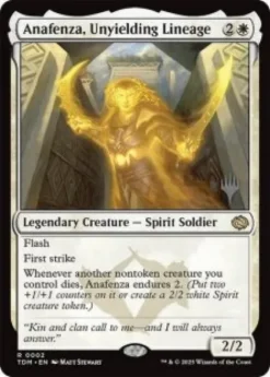 Anafenza, Unyielding Lineage (foil) - Tarkir: Dragonstorm Planeswalker Stamped