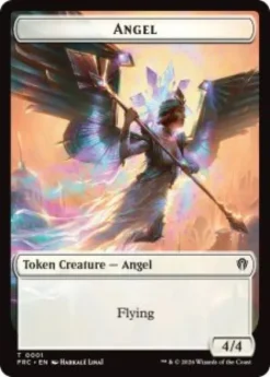 Angel token (foil) (4/4) - Reality Fracture Commander