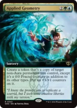 Applied Geometry (foil) (extended art) - Secrets of Strixhaven Varianten