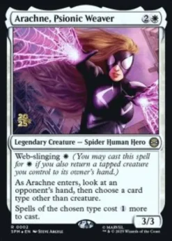 Arachne, Psionic Weaver (foil) - Marvel's Spider-Man Prerelease Promo's