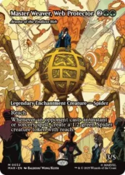 Arasta of the Endless Web (#32) (foil) (borderless) - Marvel