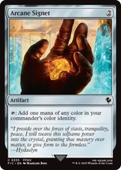 Arcane Signet (#335) (surge foil) - Final Fantasy Commander