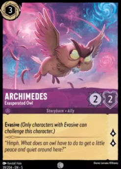 Archimedes, Exasperated Owl - Shimmering Skies