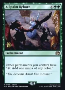 A Realm Reborn (foil) - Final Fantasy Prerelease Promo's