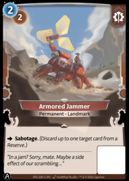 Armored Jammer (C) - Altered Kickstarter
