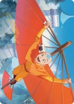 Art Card 01: Aang, the Last Airbender (signed) - Avatar: The Last Airbender Art Series