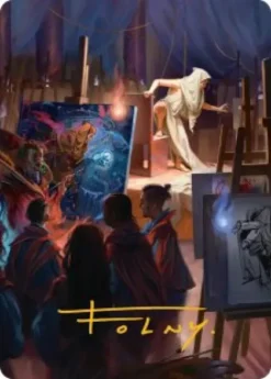 Art Card 41: Archaeomancer (signed) - Secrets of Strixhaven Art Series