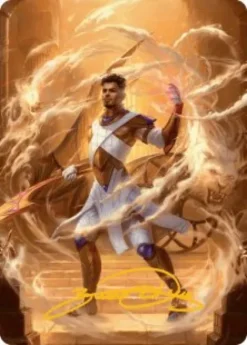 Art Card 09: Basri, Tomorrow's Champion (signed) - Aetherdrift Art Series