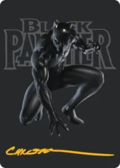Art Card 27: Black Panther, Hope Enduring (signed) - Marvel Super Heroes Art Series