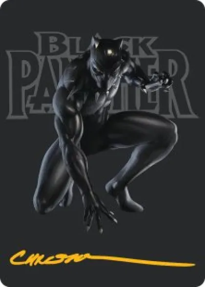 Art Card 27: Black Panther, Hope Enduring (signed) - Marvel Super Heroes Art Series