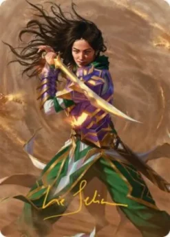 Art Card 02: Descendant of Storms (signed) - Tarkir: Dragonstorm Art Series