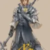 Art Card 42: Dion, Bahamut's Dominant (signed) - Final Fantasy Art Series