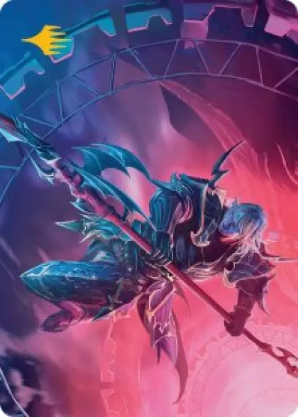 Art Card 28: Estinien Varlineau (signed) - Final Fantasy Art Series