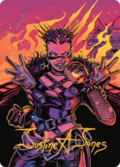 Art Card 02: Far Fortune, End Boss (signed) - Aetherdrift Art Series