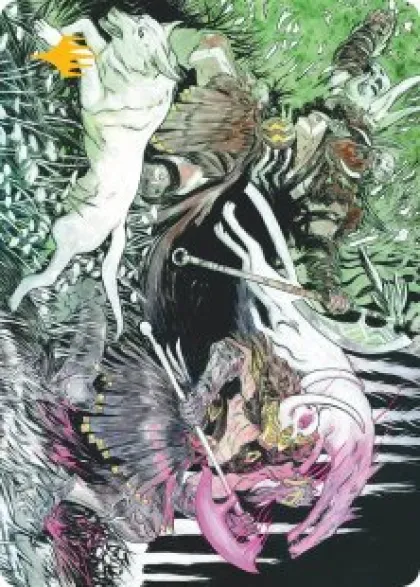Art Card 26: Ferocity of the Hunt - Reality Fracture Art Series