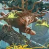 Art Card 47: Ferrafor, Young Yew - Lorwyn Eclipsed Art Series