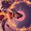 Art Card 44: Firebending Student (signed) - Avatar: The Last Airbender Art Series