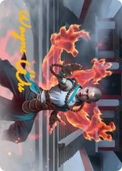 Art Card 24: Flamehold Grappler - Tarkir: Dragonstorm Art Series