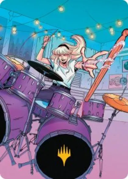 Art Card 34: Gwen Stacy (signed) - Marvel's Spider-Man Art Series