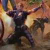 Art Card 06: Hawkeye, Trick Shot - Marvel Super Heroes Scene Box Art Series