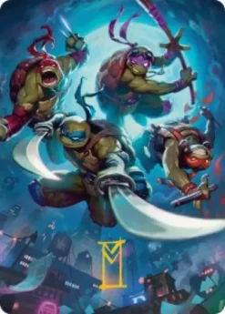 Art Card 41: Heroes in a Half Shell - Teenage Mutant Ninja Turtles Art Series