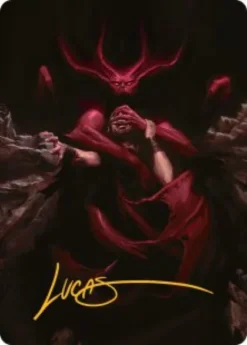 Art Card 10: Infernal Grasp (signed) - Innistrad Remastered Art Series